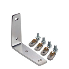 The Mounting device set from . Suitable for: MLC 500 host, middle guest and guest safety light curtains; Mounting bracket, at device: Screw type; Material: Metal;