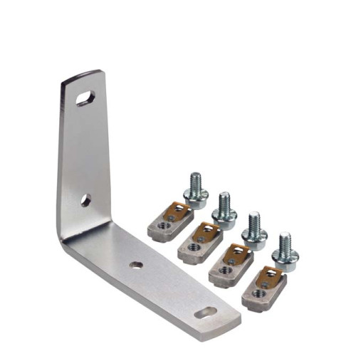 The Mounting device set from . Suitable for: MLC 500 host, middle guest and guest safety light curtains; Mounting bracket, at device: Screw type; Material: Metal;