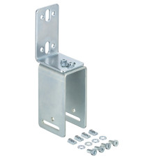 Suitable for: ELC100 safety light curtains; Design of mounting device: Swivel mount; Fastening, at system: Through-hole mounting; Mounting bracket, at device: Clampable, On the lateral C-groove; Type