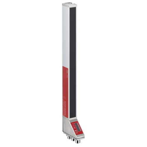 The Light curtain receiver from . Measurement field length: 880 mm; Beam spacing: 5 mm; Cycle time: 5,68 ms; Response time per beam: 30 &micro;s; Supply voltage: 18 ... 30 V, DC; Connection: Connector