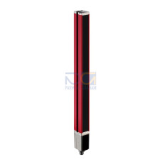 The Light curtain transmitter from . Operating range: 0,3 ... 6 m; Measurement field length: 2.400 mm; Beam spacing: 10 mm; Supply voltage: DC; Connection: Connector, M12, 5 -pin; Dimensions: 29 mm