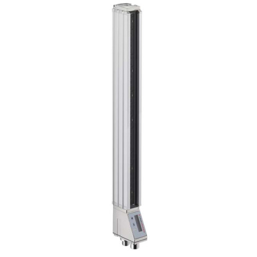 The Light curtain receiver from . Measurement field length: 2.210 mm; Beam spacing: 20 mm; Cycle time: 3,76 ms; Response time per beam: 30 &micro;s; Supply voltage: 18 ... 30 V, DC; Interface: CANopen