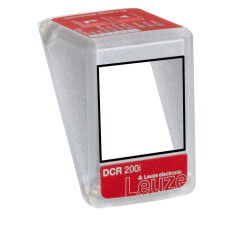 The Cover hood from . Suitable for: DCR 200i series stationary 2D-code readers; Housing material: Plastic; Optics cover: Glass;