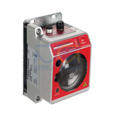 The Optical data transmission from . Pre-mounted: Mounting plate; Working range: 100 ... 200.000 mm; Usable opening angle, transmitter: 1 &deg;; Supply voltage: 18 ... 30 V, DC; Interface: Ethernet; Eth