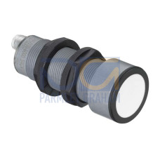 The Ultrasonic distance sensor from . Measurement range: 350 ... 6,000 mm; Geometric resolution: 6 mm; Supply voltage: 12 ... 30 V, DC; Digital switching outputs: 1 Piece(s); Analog output: Current