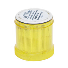 The Signaling column element from . Signaling: Optical; Supply voltage: 24 V, AC/DC; Current consumption, max.: 51 mA; Design: Cylindrical; Diameter: 70 mm; Fastening: Bayonet system; Illuminant: LE