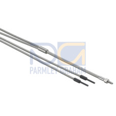 Operating principle: Diffuse reflection principle; Special version: Heat resistant; Light beam exit: Front; Fiber core: Mixed fiber configuration, Multiple fiber core; Design: Cylindrical; Outer diam