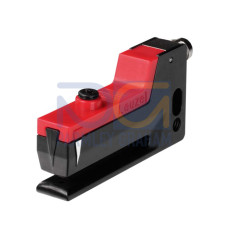 The Forked photoelectric sensor from . Label width: 2 mm; Label gap: 2 mm; Medium: Not transparent; Light source: LED, Infrared; Switching frequency: 10.000 Hz; Supply voltage: 10 ... 30 V, DC; Digi