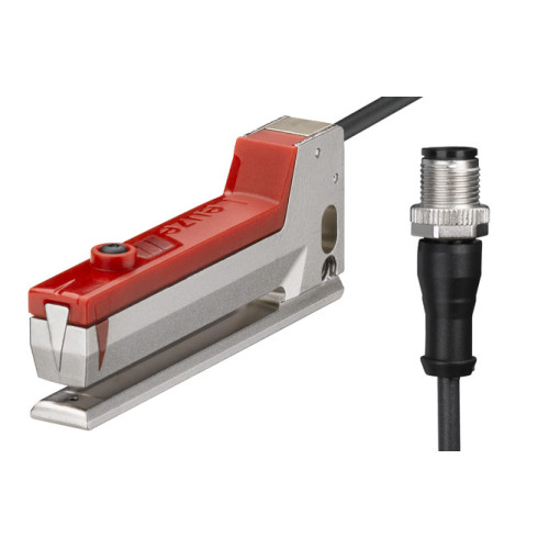 Forked photoelectric sensor Label width: 2 mm; Label gap: 2 mm; Medium: Not transparent; Special design: Warning output; Light source: LED, Infrared; Supply voltage: 10 ... 30 V, DC; Digital switchin