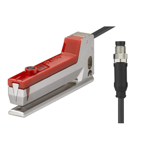 The Forked photoelectric sensor from . Label width: 2 mm; Label gap: 2 mm; Medium: Not transparent; Light source: LED, Infrared; Switching frequency: 10.000 Hz; Supply voltage: 10 ... 30 V, DC; Digi
