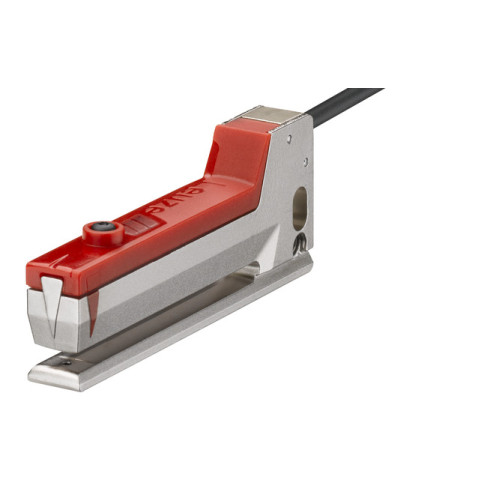 The Forked photoelectric sensor from . Label width: 2 mm; Label gap: 2 mm; Medium: Not transparent; Light source: LED, Infrared; Switching frequency: 10.000 Hz; Supply voltage: 10 ... 30 V, DC; Digi