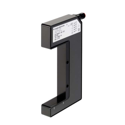 The Forked photoelectric sensor from . Measurement field length: 25 mm; System resolution: a: 0.1 mm (mode 1 ... 5), b: 0.014mm (Mode 7); Supply voltage: 10 ... 30 V, DC; Interface: RS 422; Connecti