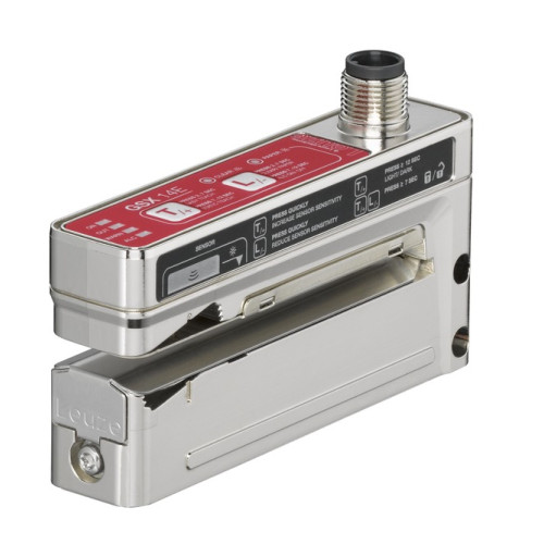 Principle of physics: optical and ultrasonics; Application: Detection of transparent labels, Detection of non-transparent labels; Label width, min.: 4 mm ultrasonics / 2 mm optical; Label gap, min.: