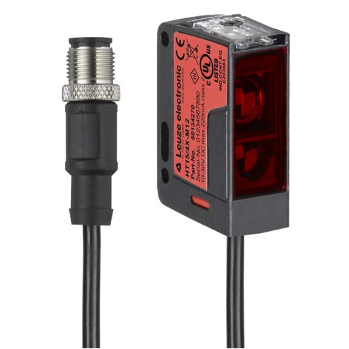 The Diffuse sensor with background suppression from . Operating range limit: 0.012 ... 1 m; Light source: LED, Infrared; Supply voltage: 10 ... 30 V, DC; Digital switching outputs: 1 Piece(s); Swit