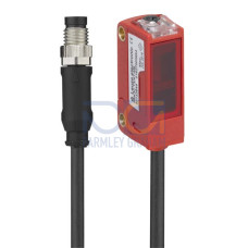 The Diffuse sensor with background suppression from . Application: Detection of small parts; Operating range limit: 0,005 ... 0,2 m; Light source: LED, Red; Switching frequency: 1.000 Hz; Supply vol