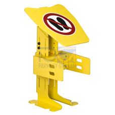 Mounting bracket Application: Bracket for floor mounting; Suitable for: RSL 400 safety laser scanner; Dimensions: 217 mm x 512 mm x 295 mm; Scan level height, adjustable: 75 ... 375 mm; Color: Yellow