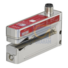 Principle of physics: Ultrasonics; Application: Detection of transparent labels, Detection of non-transparent labels; Label width, min.: 4 mm; Label gap, min.: 2 mm; Medium: Transparent and not trans