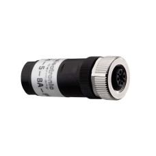 The Adapter from . Number of connections: 2 Piece(s); Connection 1: Connector, M12, Axial, Female, A-coded, 5 -pin; Connection 2: Jack socket;