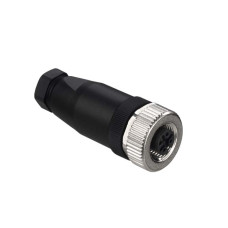 The Connector from . Connection: Connector with solder connection, M12, Axial, Female, A-coded, 12 -pin;