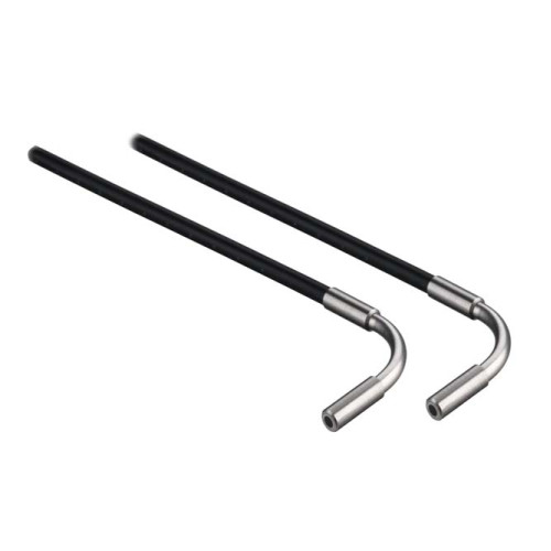 The Plastic fiber optics for throughbeam operation from . Operating principle: Throughbeam principle; Light beam exit: bent 90°; Fiber core: Multiple fiber core, Mixed fiber configuration; Minimum o
