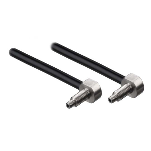The Plastic fiber optics for throughbeam operation from . Operating principle: Throughbeam principle; Light beam exit: Lateral; Fiber core: Single fiber core; Minimum object diameter: 0,5 mm; Design