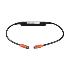 The Configuration cable from . Suitable for: LxS light section sensors; Connection 1: Connector, M12, Axial, Female, A-coded, 8 -pin; Connection 2: Connector, M12, Axial, Male, A-coded, 8 -pin; Shie