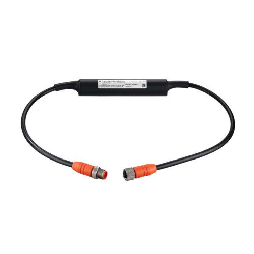 The Configuration cable from . Suitable for: LxS light section sensors; Connection 1: Connector, M12, Axial, Female, A-coded, 8 -pin; Connection 2: Connector, M12, Axial, Male, A-coded, 8 -pin; Shie