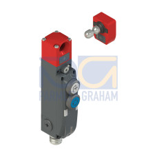 Series: L300-B1; Functions: Locking device with guard interlocking in acc. with EN ISO 14119 (type 4); Activation mode of safety outputs: Safety outputs active if safety door is closed and locked; Op