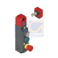 Series: L300-B2; Functions: Locking device with guard interlocking in acc. with EN ISO 14119 (type 4); Activation mode of safety outputs: Safety outputs active if safety door is closed and locked; Op