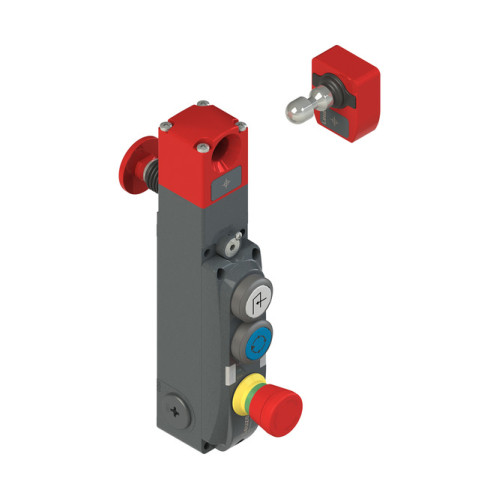 Series: L300-B2; Functions: Locking device with guard interlocking in acc. with EN ISO 14119 (type 4); Activation mode of safety outputs: Safety outputs active if safety door is closed and locked; Op