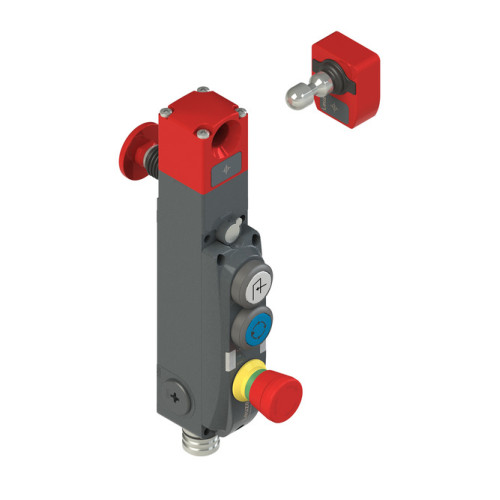 Series: L300-B2; Functions: Locking device with guard interlocking in acc. with EN ISO 14119 (type 4); Activation mode of safety outputs: Safety outputs active if safety door is closed and locked; Op
