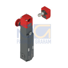 The Safety locking device from . Encoding level: Low; Contact allocation: OSSDs; Operating principle: Actuator locked if electromagnet is deactivated; Operating mode: Safety outputs active if safety