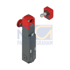 The Safety locking device from . Encoding level: High; Contact allocation: OSSDs; Operating principle: Actuator locked if electromagnet is activated; Operating mode: Safety outputs active if safety