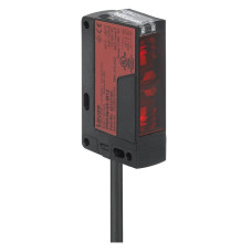 Operating range limit: 0 ... 100 m; Light source: LED, Red; Supply voltage: 10 ... 30 V, DC; Connection: Cable, 2,000 mm, 3 -wire; Design, housing: Cubic; Dimensions: 20.5 mm x 76.3 mm x 44 mm; Housi