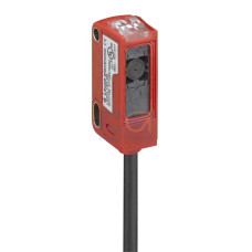 The Throughbeam photoelectric sensor transmitter from . Operating range limit: 0 ... 10 m; Light source: Laser, Red; Protection class: 1; Supply voltage: 10 ... 30 V, DC; Connection: Cable, 2,000 m