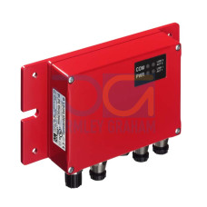 The Modular connection unit from . Supply voltage: 18 ... 30 V, DC; Current consumption, max.: 300 mA; Interface: Ethernet, RS 232; Connections: 6 Piece(s); Dimensions: 107 mm x 40 mm x 180 mm; Degr