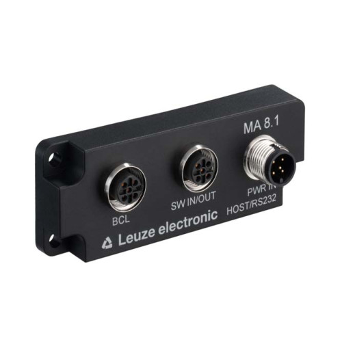 The Modular connection unit from . Supply voltage: 10 ... 30 V, DC; Current consumption, max.: 50 mA; Interface: RS 485; Connections: 3 Piece(s); Dimensions: 32 mm x 25 mm x 86 mm; Degree of protect