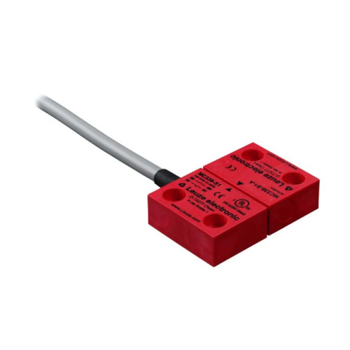 The Magnetically coded sensor from . Contact allocation: 1NC + 1NO; Connection: Cable with connector, M12, Metal, 4 -pin, 200 mm, PVC; Dimensions: 26,2 mm x 13 mm x 36 mm; Housing material: Plastic,