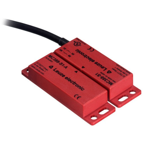 Magnetically coded sensor, 5m cable (PUR), 85mm x 25mm (6mm range), 1NO / 1NC