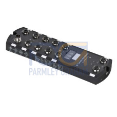 Distribution box Type: IO-Link master; Supply voltage: 20 ... 30 V, DC; Current consumption, max.: 12,000 mA; Switching outputs for each sensor connection: 1 Piece(s); Interface: IO-Link, PROFINET; C