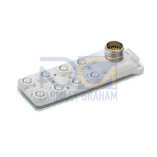 The Distribution box from . Switching element: Transistor, PNP; Master connection: Connector, M23, 19 -pin, A-coded, Male; Number of distribution box ports: 8 Piece(s); Distribution box: M12, 5 -pin