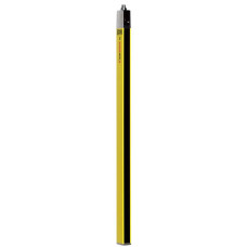 Safety light curtain transmitter Type: 4, IEC/EN 61496; SIL: 3, IEC 61508; Resolution: 30 mm; Protective field height: 1,800 mm; Operating range: 0 ... 10 m; Connection: Connector, M12, Metal, 5 -pin
