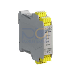 Safety relay SIL: 3, IEC 61508; Performance Level (PL): e, EN ISO 13849-1; Category: 4, EN ISO 13849; STOP category: 0, IEC/EN 60204-1; Response time: 10 ms; Contacts (NO contact/NC contact): 3 NO co