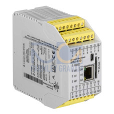 The Safety control from . Functions: Configurable safety control, Configuration via MSI.designer software, USBmini interface, Ethernet interface, Industrial Ethernet protocols (PROFINET, Ethernet/I