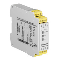 The Safety relay from .  Application: Base device for E-Stop and safety door applications; SIL: 3, IEC 61508; Performance Level (PL): e, EN ISO 13849-1; Category: 4, EN ISO 13849; Contacts (NO conta
