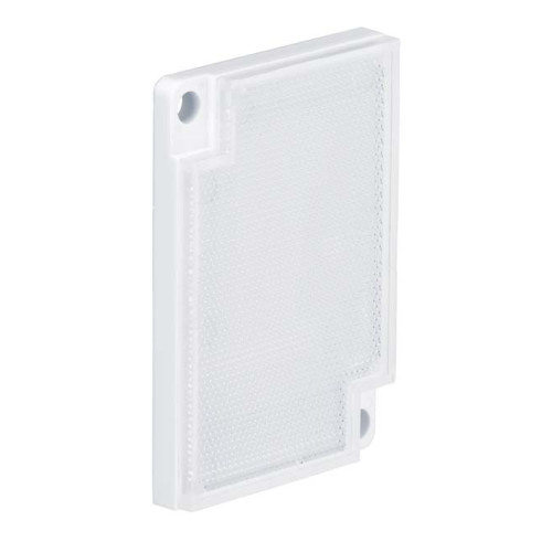 The Reflector from . Design: Rectangular; Reflective surface: 37 mm x 56 mm; Triple reflector size: 12 mm; Material: Plastic; Base material: Plastic; Chemical designation of the material: PMMA8N; Fa
