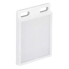 The Reflector from . Design: Rectangular; Reflective surface: 50 mm x 50 mm; Material: Plastic; Base material: Plastic; Chemical designation of the material: PMMA8N; Fastening: Through-hole mounting