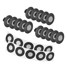 Design: Round; Reflection surface diameter: 15 mm; Base material: Plastic