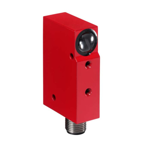Polarized retro-reflective photoelectric sensor Application: Detection of highly transparent bottles, Detection of highly transparent films and glass panes; Special design: Autocollimation, Tracking