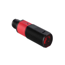 Throughbeam photoelectric sensor transmitter Special design: Deactivation input; Operating range limit: 0 ... 15 m; Light source: LED, Red; Supply voltage: 10 ... 30 V, DC; Connection: Connector, M12